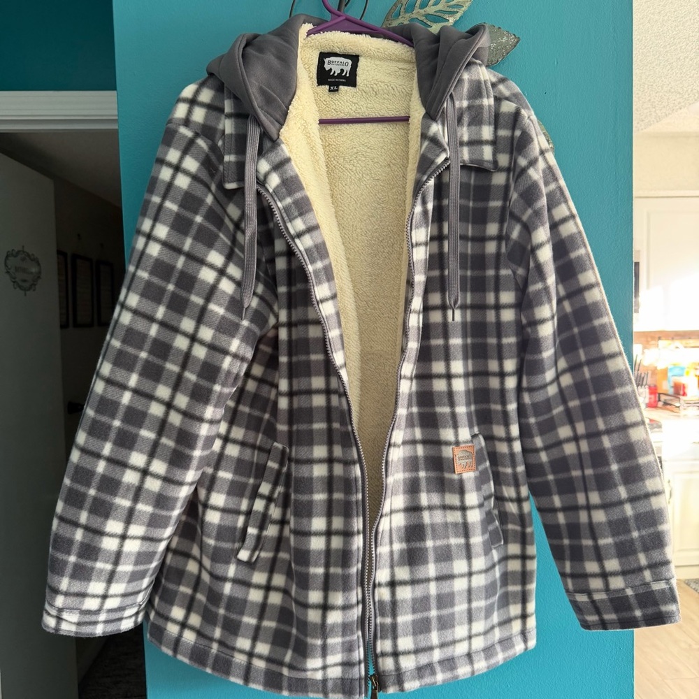 Buffalo David Bitton Cream Fleece Jacket